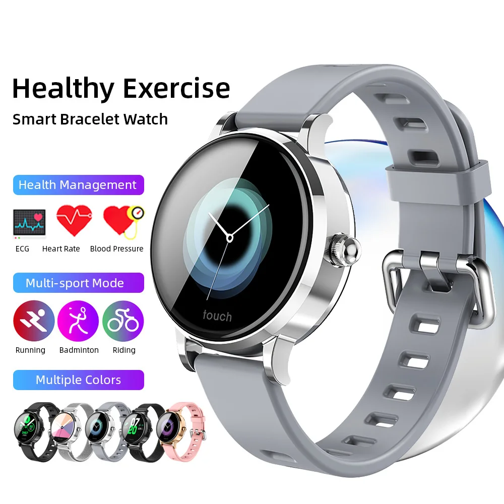 

Фитнес Смарт- часы мужчин и женщин Bluetooth фото сердечного ритма кровяное давление 2020 модный умный браслет IOS Android Умные спортивный трекер ...