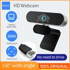 Веб-камера Xiaovv 1080P HD USB веб-камера Auto Foucus 2 миллиона пикселей 150  ультра широкий угол со звуком для ноутбука