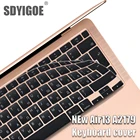 Новинка 2020 года, чехол для клавиатуры ноутбука Air13 для macbook Air13.3 A2179, наклейки на клавиатуру, силиконовая защитная пленка для клавиатуры, русский язык, ЕССША