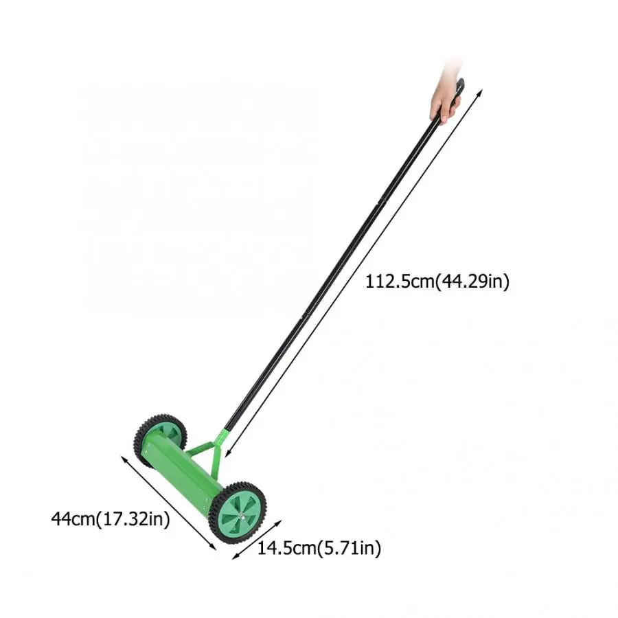Ролик с шипами для газона уличный садовый аэратор длинной ручкой тяжелый