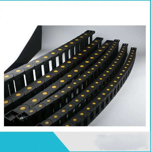 Черный усиленный пластиковый нейлоновый кабельный носитель adad длиной 1 м 35x100 мм