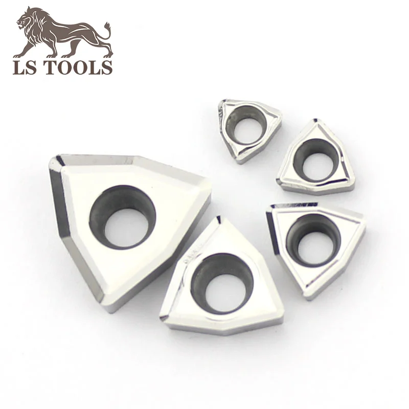 Токарные инструменты твердосплавные вставки для токарного станка с ЧПУ WCMX080412