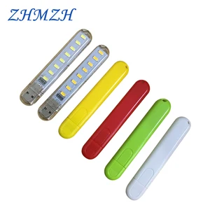 Переносной U-диск, светодиодный ночник для чтения с 8 светодиодами, 5 в пост. Тока, 4 Вт