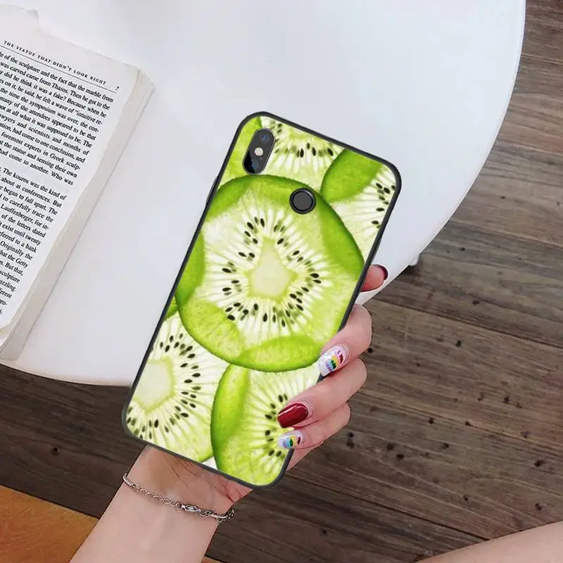 

Kiwi fresh fruit cartoon pattern Anti-fall mobile Phone Case For Xiaomi Redmi note 7 8 9 t k30 max3 9 s 10 pro lite