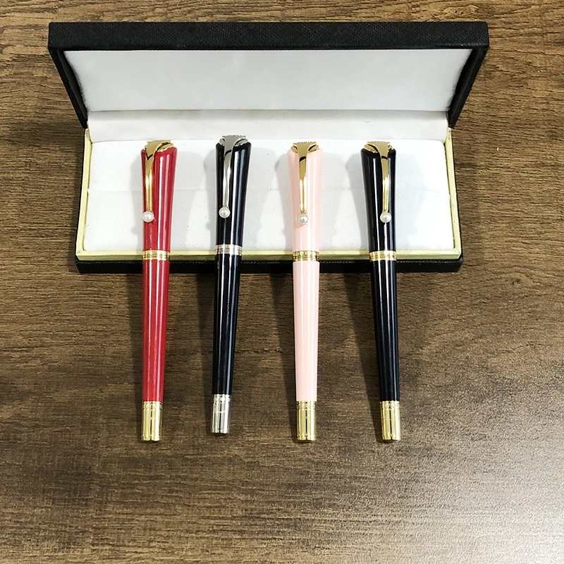 

MB Ink Pen Red Monroe Pink Black gold pearl clip Muse Marilyn Monroe Sexy Fountain Pens korean stationery stationary supplies