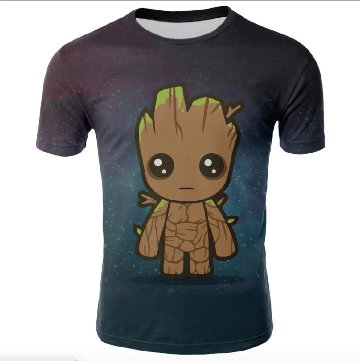 Disney с героями комиксов Марвел Грут футболка для мужчин Galaxy гвардии футболки сути
