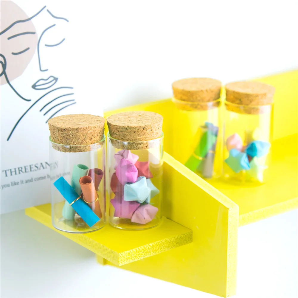 50 шт. 20 мл небольшого размера и изящной работы Стекло Тесты с пробковой украшения