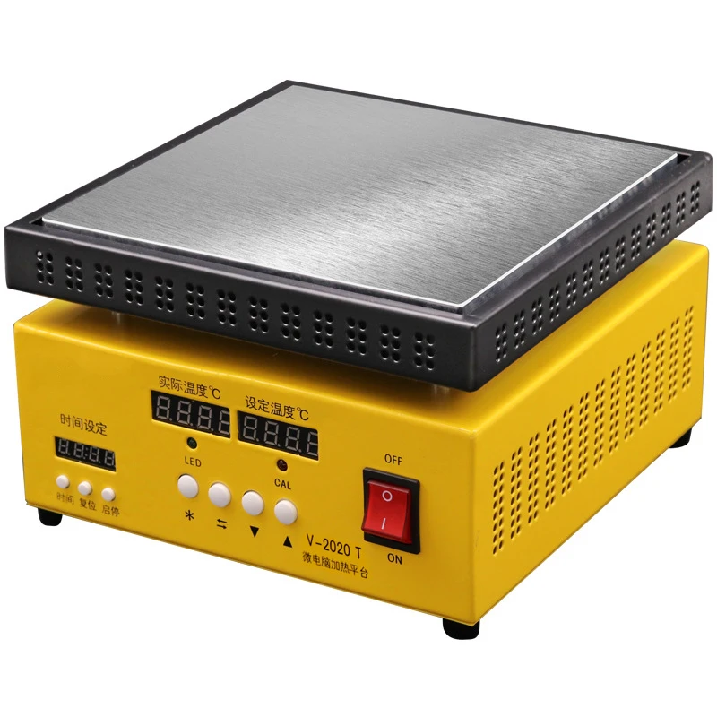 V1520 / V-2020T LCD Seperator Heating Plate Station Electronic Heating Plate Preheating Station Mobile Phone Screen Repair Tools