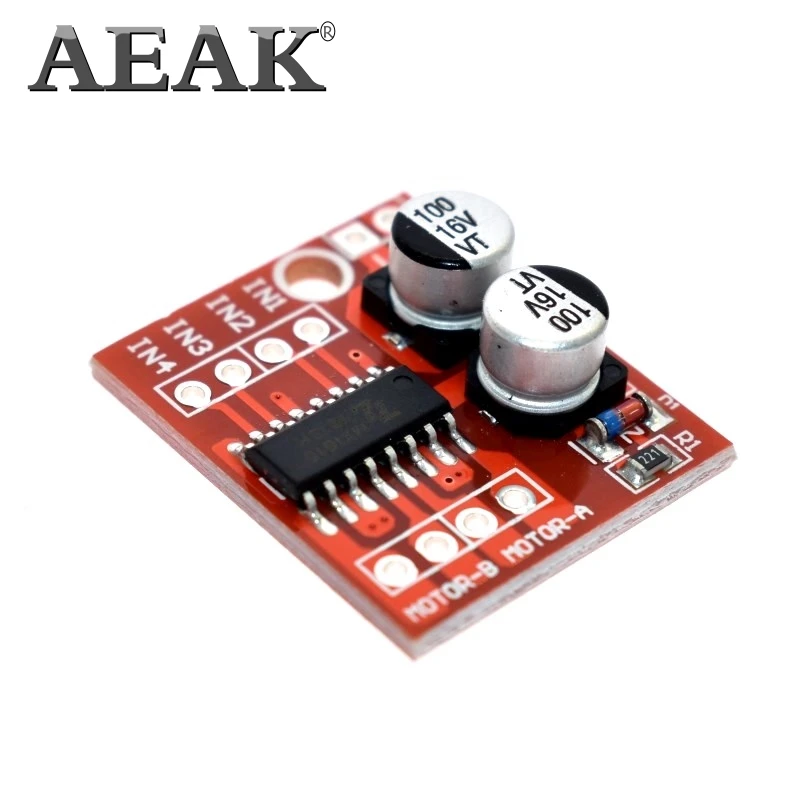 Модуль привода двигателя постоянного тока AEAK реверсивная Скорость ШИМ двойной H