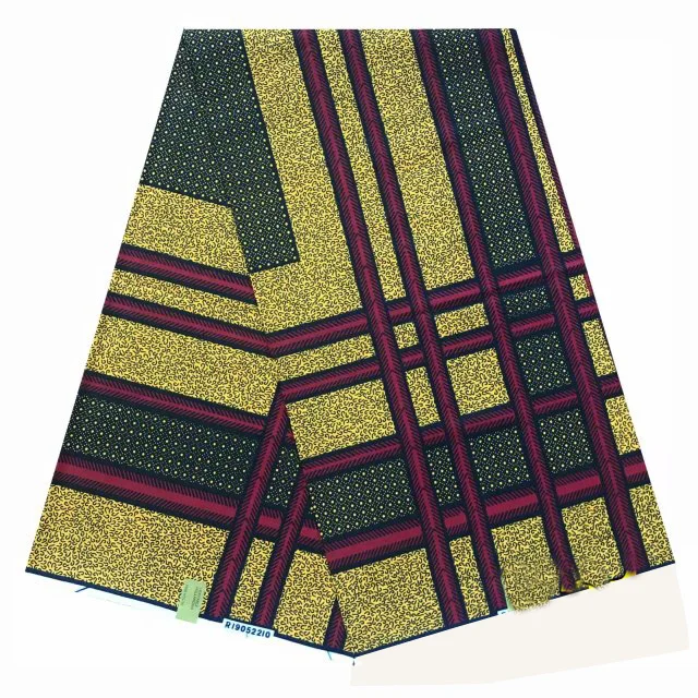 

wholesale african material 6yards african clothes wax fabric african printed 100% cotton real soft wax fabric 004