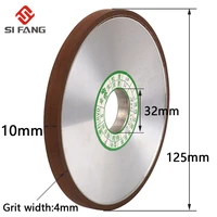 125mm parallel diamond grinding wheel grinder disc for mill sharpening tungsten steel carbide rotary abrasive tools