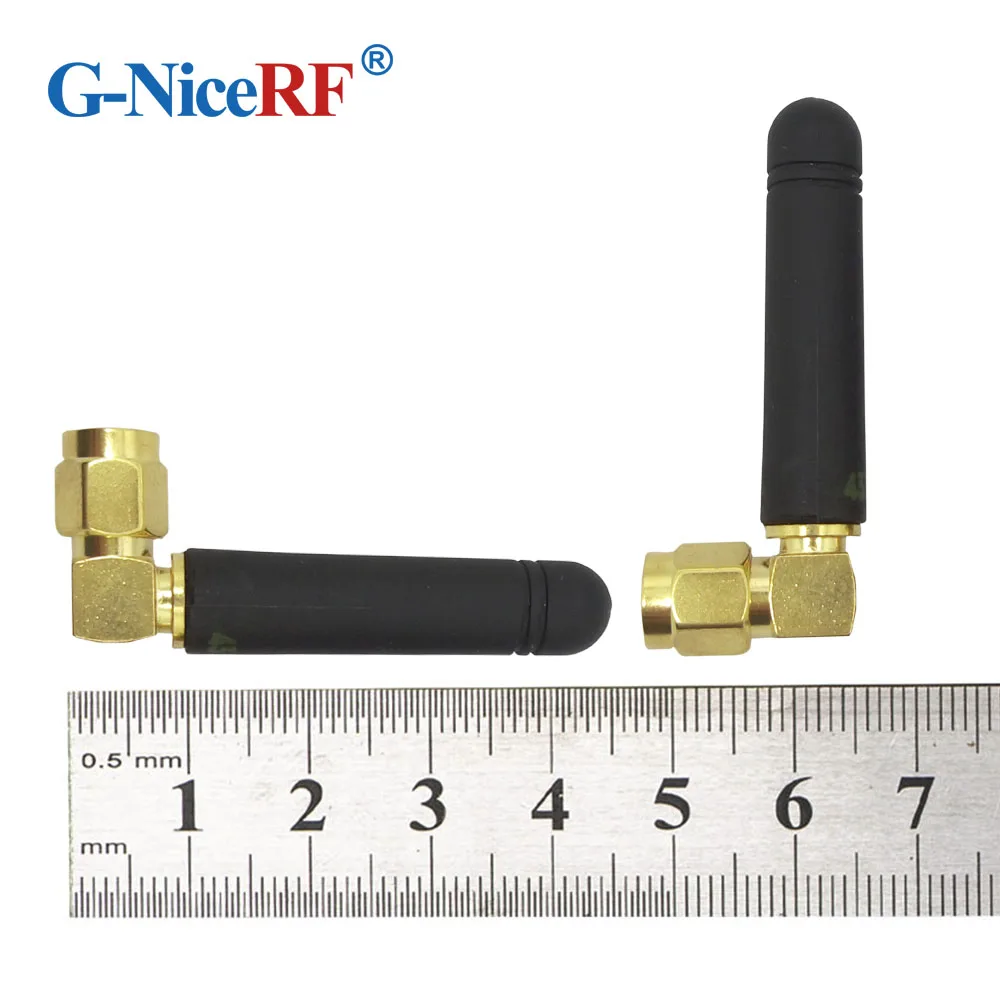 10pcs/lot Elbow Rod antenna SW433-WT36 433MHz Anternna with male SMA connecter free shipping | Мобильные телефоны и