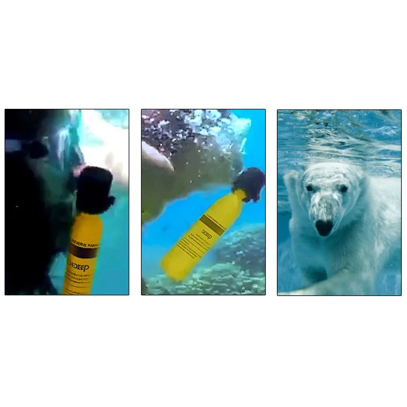 Dideep Scuba мини кислородный Дайвинг Обучающие Подводные респираторы оборудование