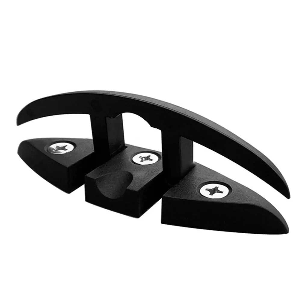 

Nylon Folding Boat Cleat Foldable Dock Cleat Boat Deck Hardware For Marine Decorative Applications Black Boat Accessories