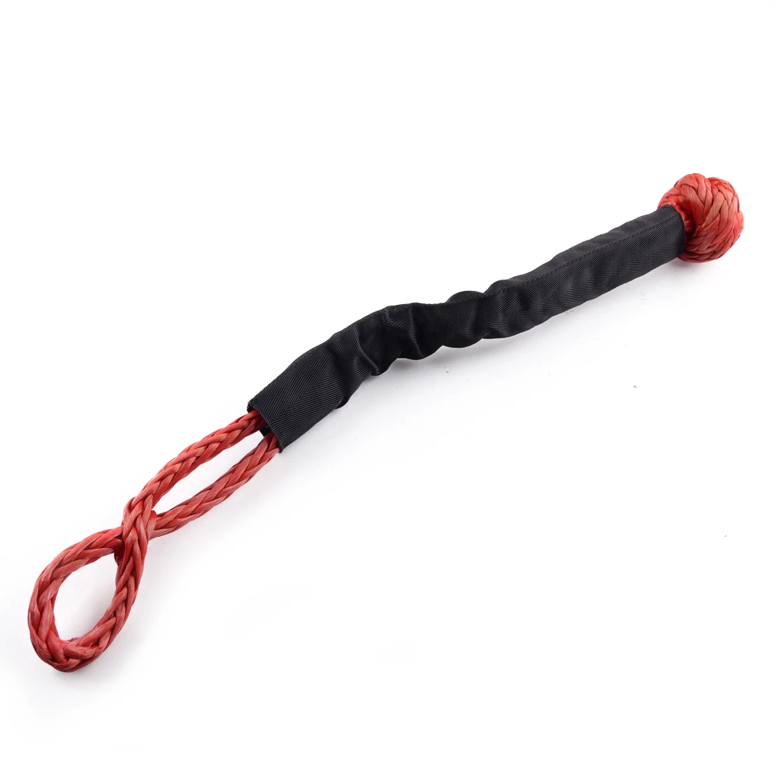 Мягкая Скоба из синтетического волокна ремешок для буксировки и лебедки красный