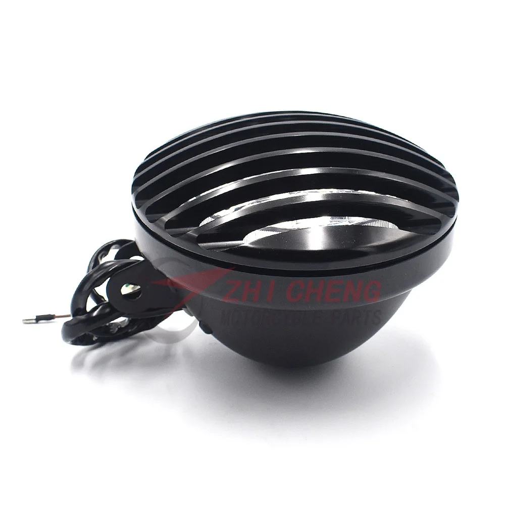 Круиз-Мотоцикл 5 3/4 &quot металлическая фара с крышкой для гриля Yamaha XV250 750 Drag Star 400