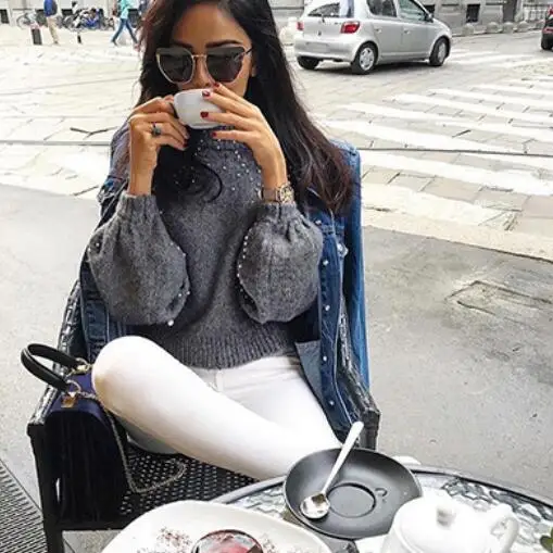 Женский пуловер с лентами Maccaron в цветную полоску Свободный свитер Tumblr женский 2020