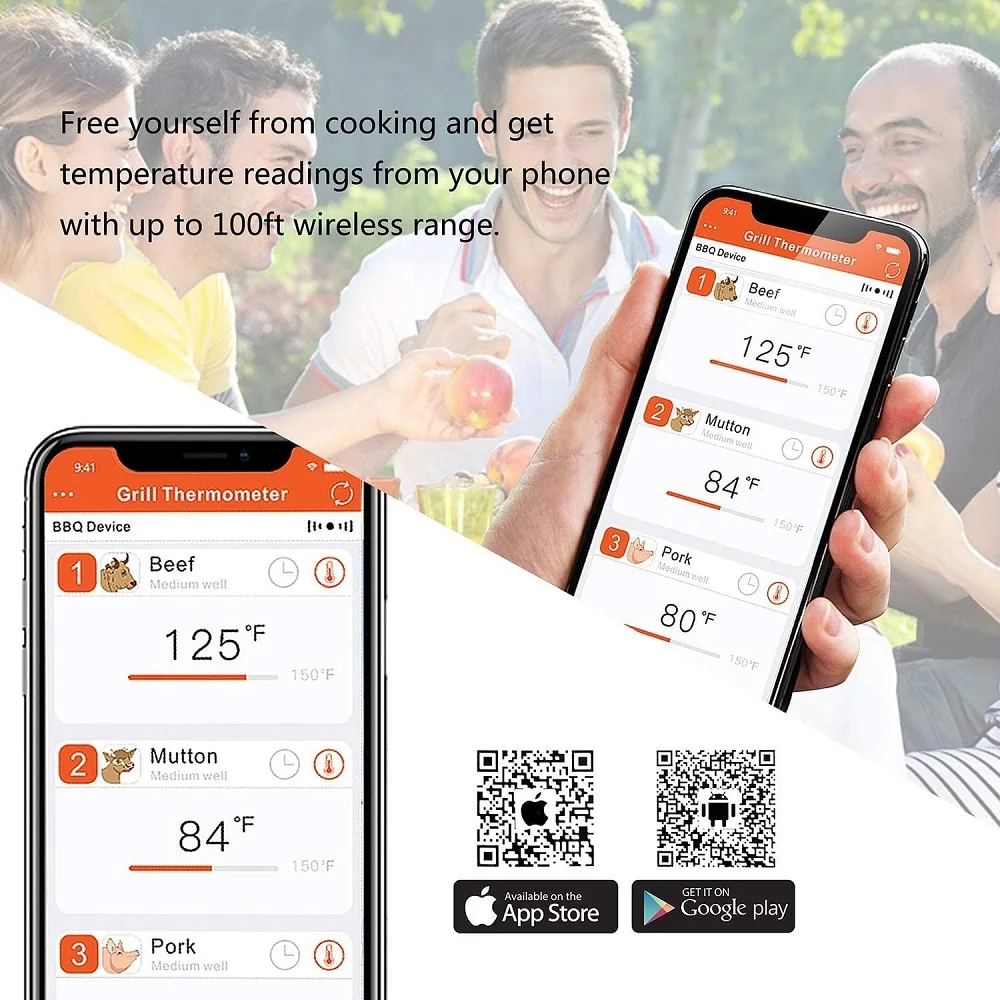 Беспроводное Блютуз Дистанционное цифровое кухонное устройство AIRMSEN для