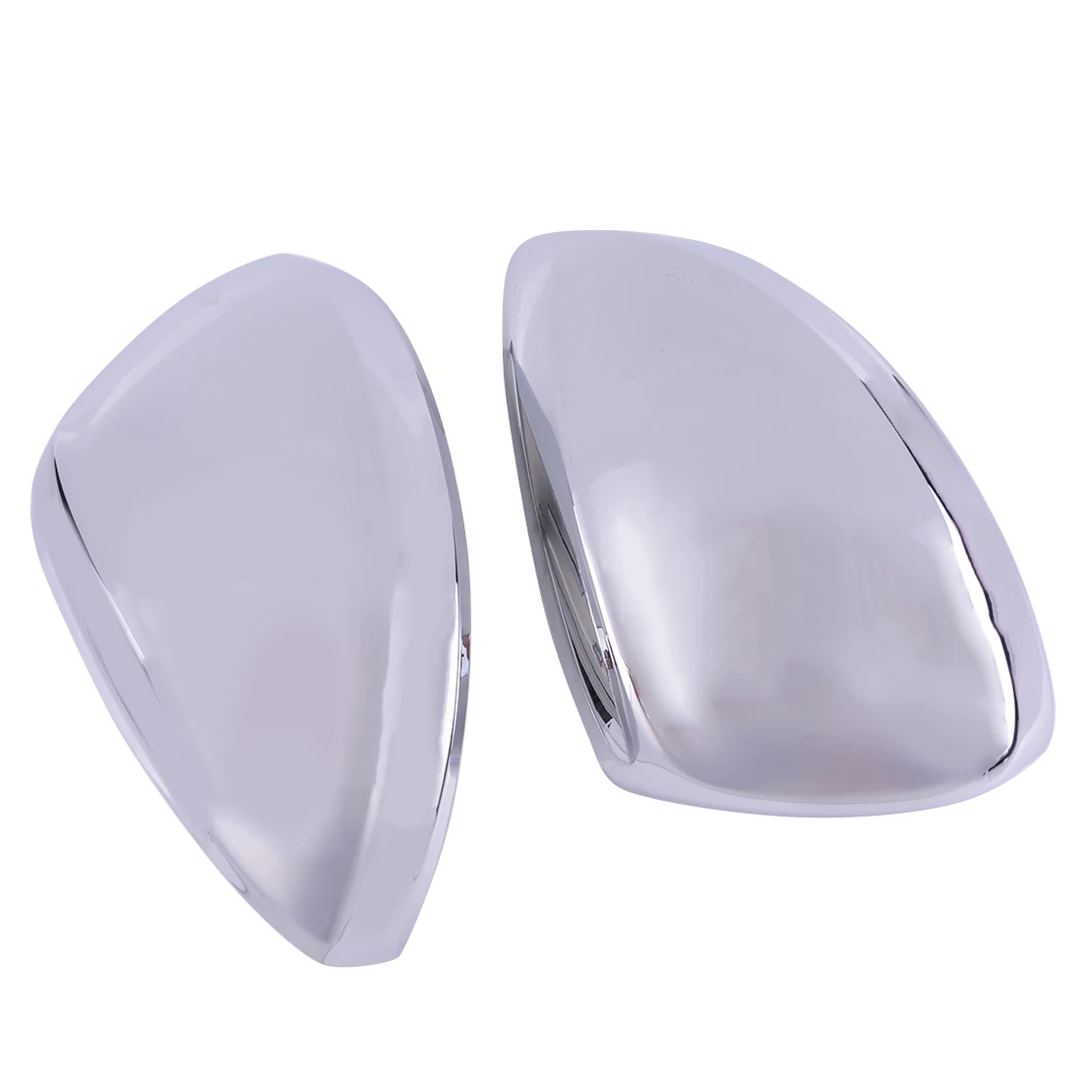 2 шт Серебряный ABS внешняя Боковая дверь зеркало заднего вида накладка крышка