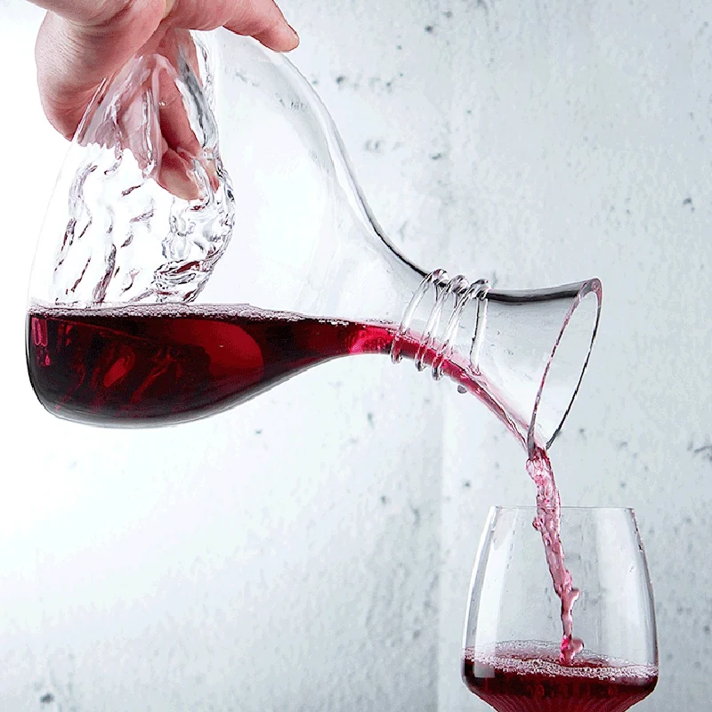 

Lead-Free Crystal Glass Red Wine Decanter Manual Blown Creative Wine Decanter