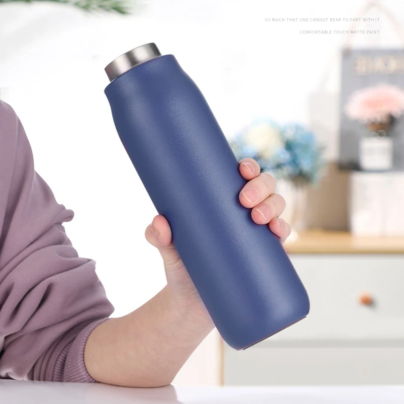 

UV Self Cleaning Water Purifier Bottle Stainless Steel Vacuum Insulated Mug 420ml for Outdoor Hiking Camping L9