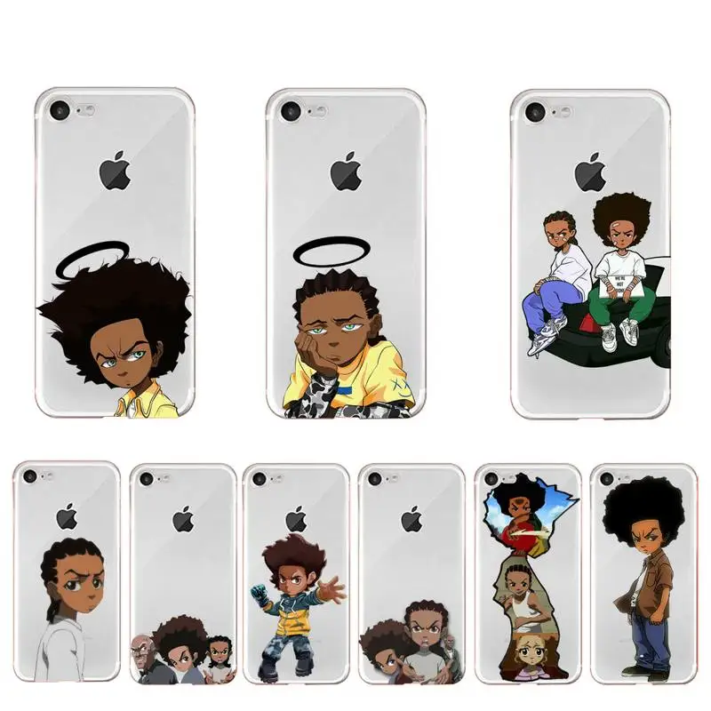 

Huey Freeman Boondocks Phone Case for iPhone 11 12 13 mini pro XS MAX 8 7 6 6S Plus X 5S SE 2020 XR case