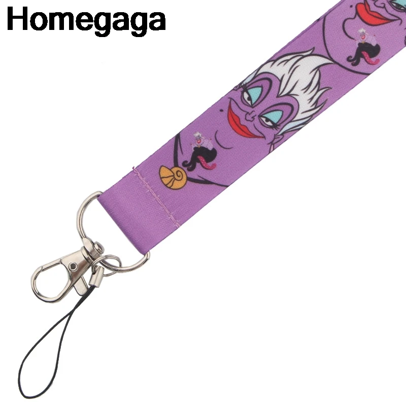 Homegaga Ursula Lanyards ремешок на шею ткань id бейдж держатели для телефонов ожерелье аксессуар для брелок для ключей держатели тесьма ленты D2361