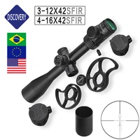 illuminated discovery rifle scope 3 12 4 16 6 24 magnification side wheel 2 sizes 22lr shockproof glass etched reticle hunting