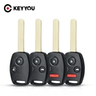 Чехол KEYYOU для автомобильного дистанционного ключа с кнопкой 2334 для Honda Fit Accord Civic CRV Pilot vision Jazz HRV