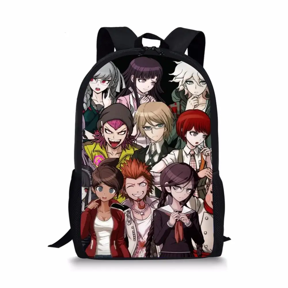 16-inch Danganronpa Anime Design Children's Backpack Kids Boys Mochila Infantil Ralph School Bag Cartoon Students Backpack