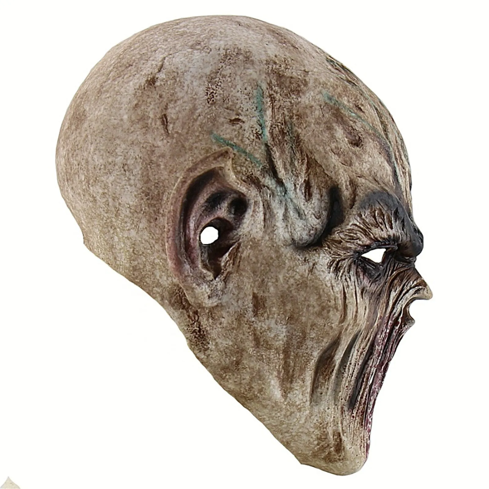 

Latex Full Headgear Mask Horror Scare Mask Bloody Mouth Bleeding Mask Scary Mask Masquerade Holiday Party Decoration 2021 Gift