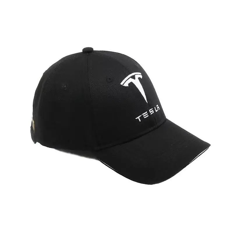 

New Car Logo Embroidery Sports Sunhat For Tesla Model 3 Model S Model Y Model X Car Emblem Hat Baseball Cap Fashion Leisure caps