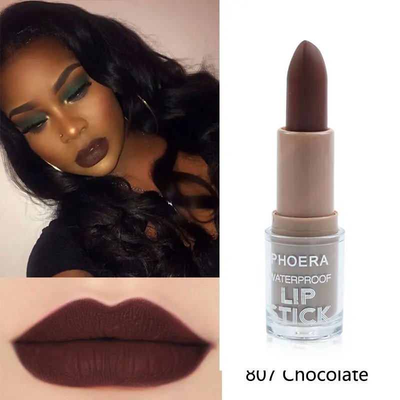 PHOERA 14 цветов красный матовый макияж водостойкий стойкий высокий пигмент модная