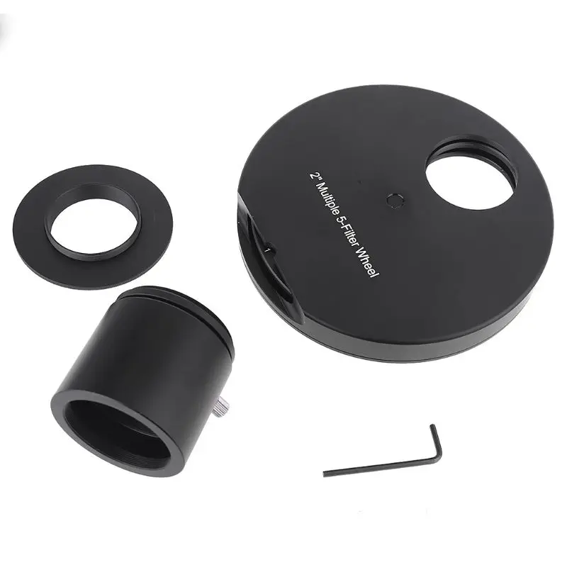 

Filter Wheel 5pcs 2in Manual Filters Wheel For Telescope Astrophotography Dropshipping