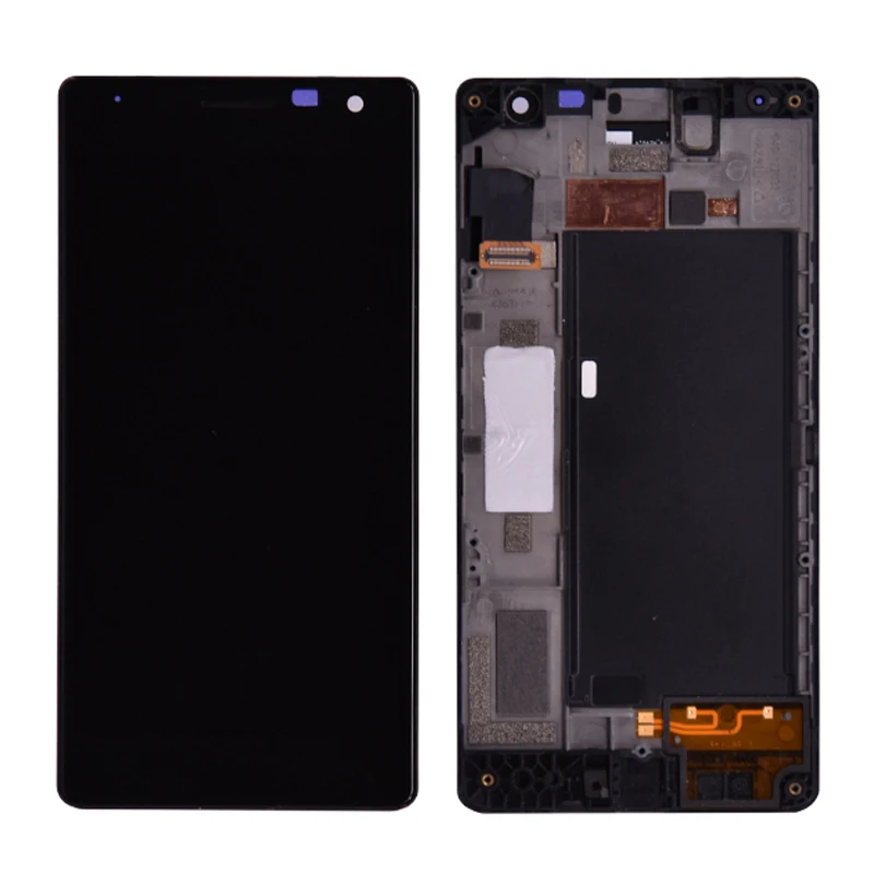 Для Nokia lumia 730 735 lcd дисплей кодирующий преобразователь сенсорного экрана в сборе с рамкой или lumia 730 lcd без рамки