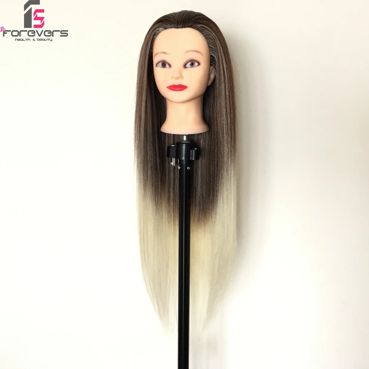 100% красочная голова для тренировки волос манекен укладки кукла кофейное золото +