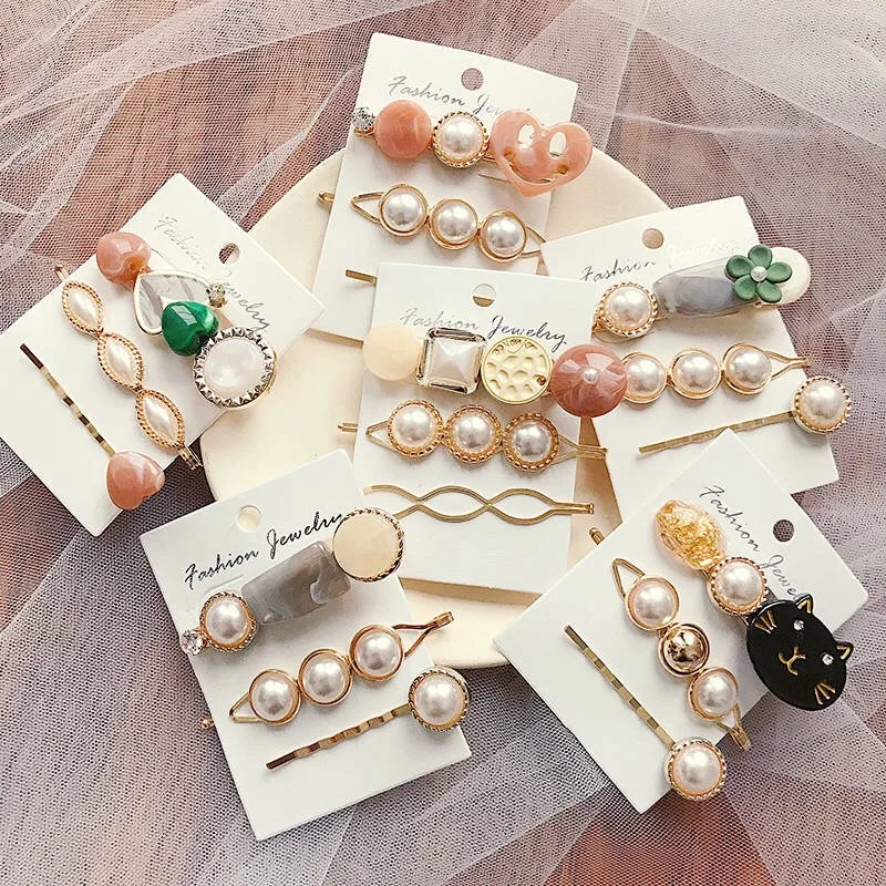 

Fashion Women Girl Star Hair Clip Hairpin Hair Head Pins Accessories Retro Metal Barrettes Palace style Hairpins Ornament