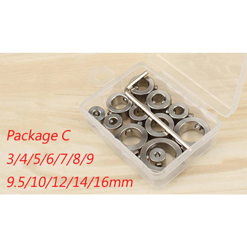 Набор стопорных воротников для глубины дрели кольцевой дюбель вал зажимной ключ