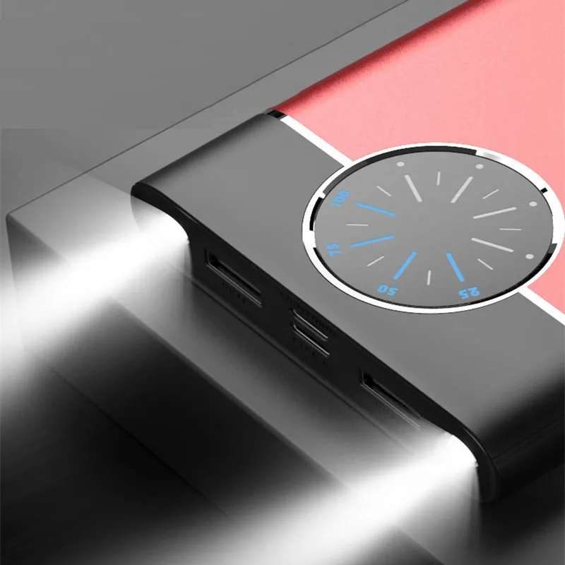 Portable appliances 3.0 mobile power roulette monitor 80000Mah PD 3.0 USB external mobile battery for iPhone Xiaomi