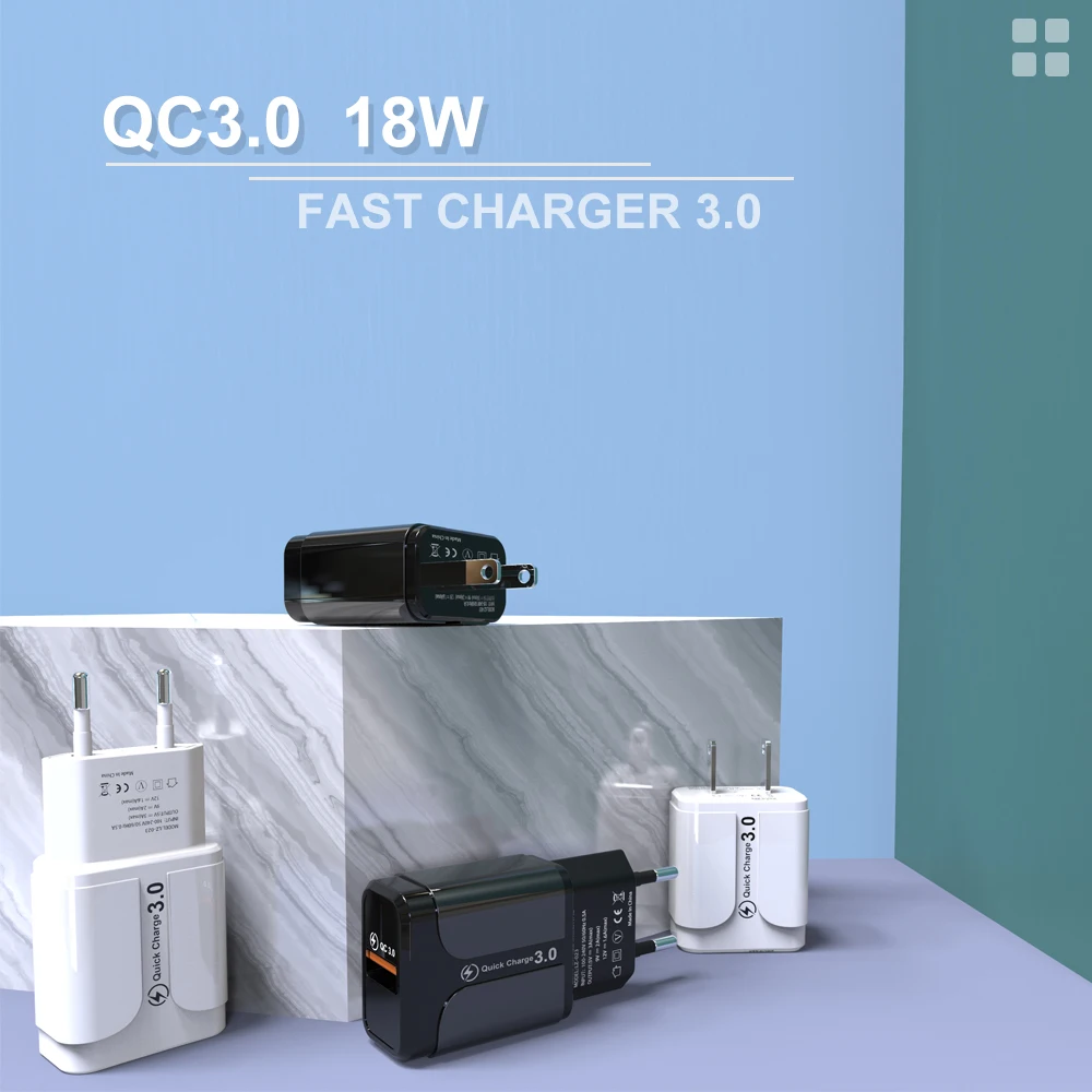 Vanniso 18 Вт QC 3 0 USB зарядное устройство Быстрая зарядка мобильный телефон для iPhone