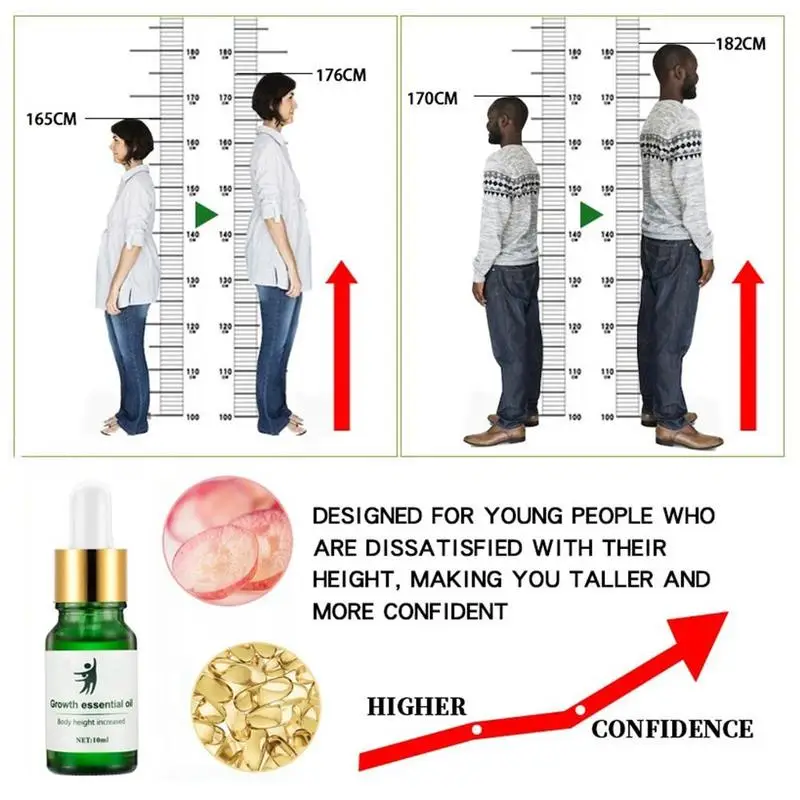 1 шт. массажное эфирное масло для ног увеличивающее рост травяное