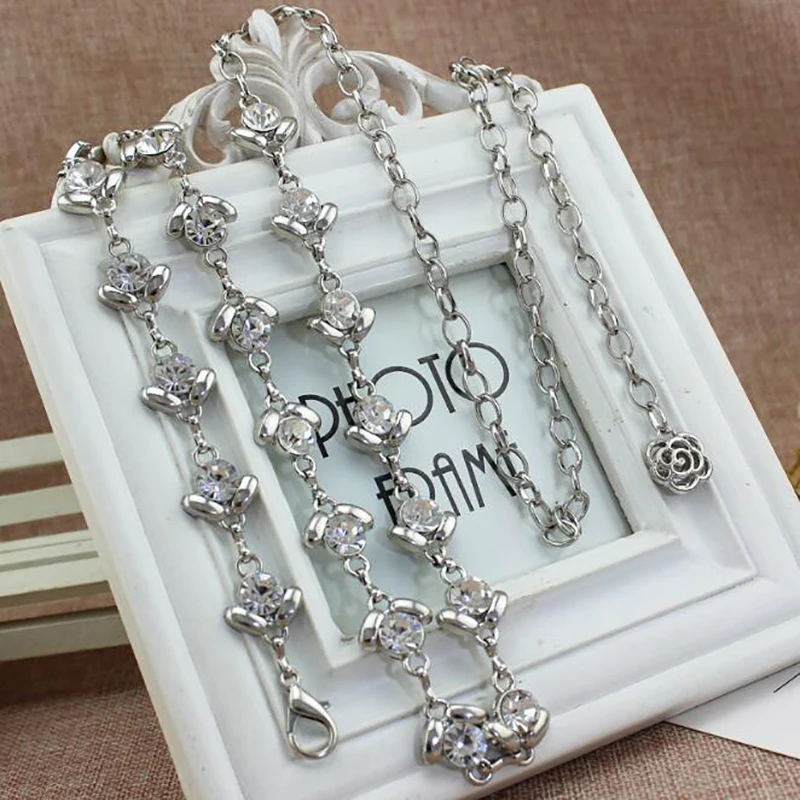 Новый Модный женский сексуальный пояс со стразами и цепочкой на талии пляжный