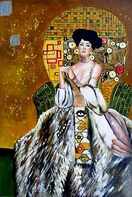 Деталь медицины Густав Климт художественная пленка Шелковый плакат домашний