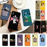 japanese anime art phone case back cover for xiaomi redmi note 7 5 8a note8pro 9pro 8t tpu coque for redmi9 capa