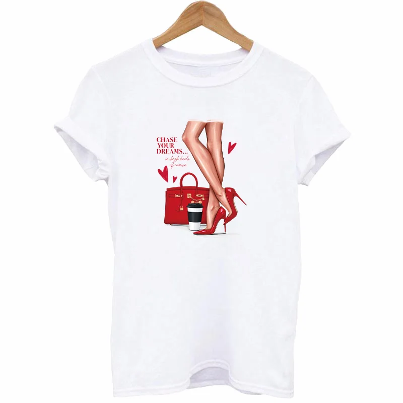 Нашивки на высоком каблуке для одежды модные нашивки девочек сделай сам футболки