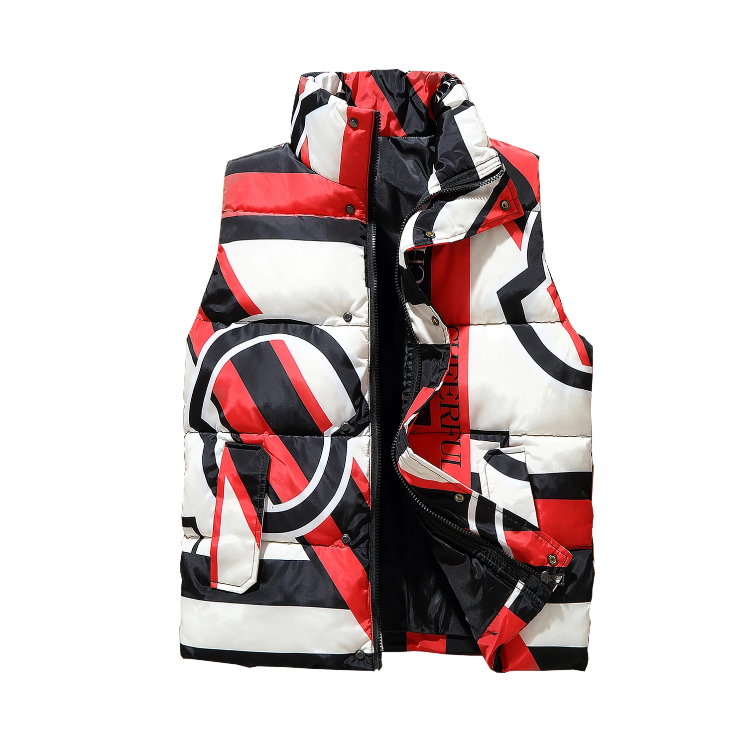 Новый зимний жилет из 2020 хлопка с подкладкой и воротником-стойкой для мужчин