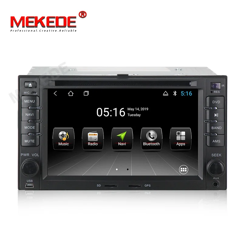 Android 8,1 четырехъядерный Автомобильный gps dvd радио плеер для kia Cerato Spectra Sorento Picanto Carnival LOTZE wifi BT USB