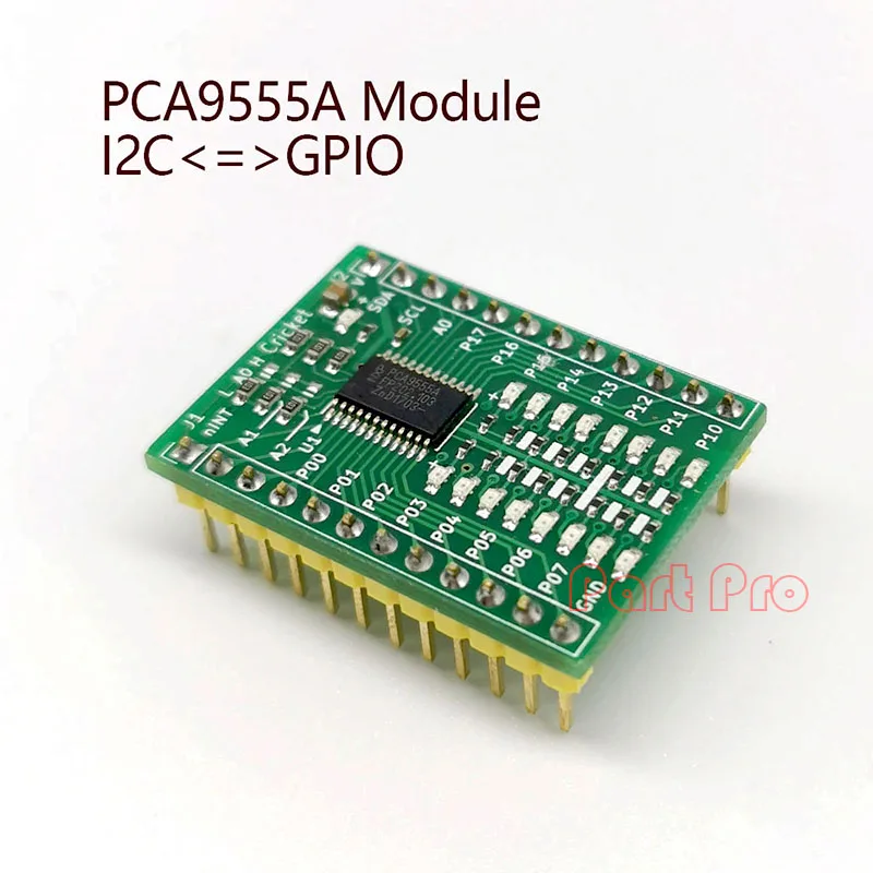 

PCA9555A Module PCA9555 IIC/I2C GPIO Expansion Board 16 Digital Inputs and Outputs