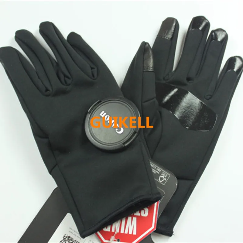 

GUIKELL women and Men Plush warm windproof cycling running antiskid touch screen gloves