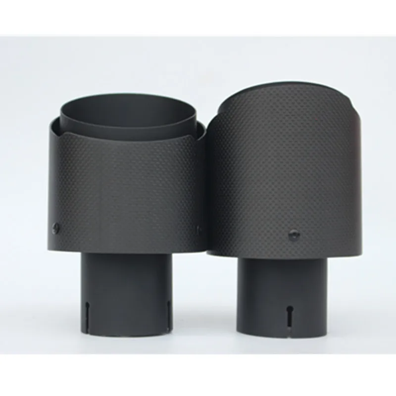 2 предмета новинка стиль 63 мм вход 114 выход Akrapovic углеродного волокна наконечник